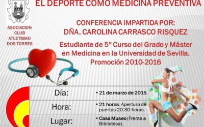 CONFERENCIA: EL DEPORTE COMO MEDICINA PREVENTIVA