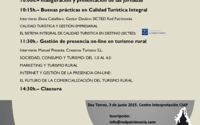 JORNADAS PROFESIONALES FOMENTO DE LA CALIDAD Y COMPETITIVIDAD TURÍSTICAS