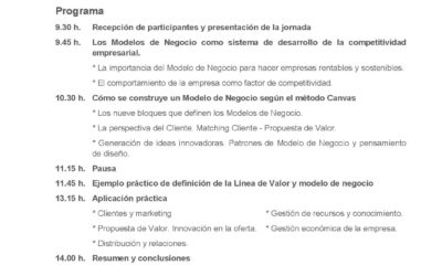 JORNADA TÉCNICA «COMPROBANDO SI TU MODELO DE NEGOCIO SOLUCIONA UN PROBLEMA REAL»