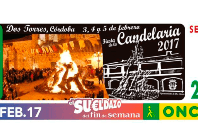 PRESENTACIÓN DEL CUPÓN DE LA ONCE CON LA FIESTA DE LA CANDELARIA DE DOS TORRES