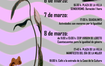 ACTIVIDADES SEMANA DEL DÍA DE LA MUJER 2017, 8 DE MARZO.