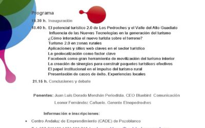 DOS TORRES ACOGERÁ LA JORNADA INAUGURAL DE LAS SESIONES DE TRABAJO SOBRE “EL TURISMO 2.0 COMO FACTOR DE CRECIMIENTO EN LOS PEDROCHES Y EL VALLE DEL ALTO GUADIATO”