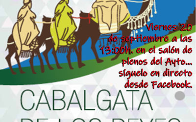 SORTEO PARA ENGALANAR CARROZAS DE LA CABALGATA DE LOS REYES MAGOS 2020