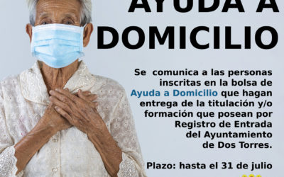 AUXILIARES DE AYUDA A DOMICILIO. FORMACIÓN.